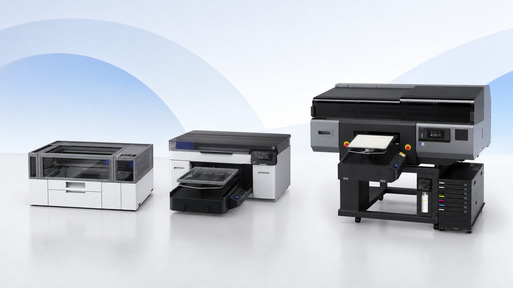 รวมเครื่องพิมพ์ DTG Epson เปรียบเทียบ F1030 F2230 และ F3030 สำหรับธุรกิจพิมพ์เสื้อ